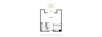 Panzano Floor Plan at La Jolla Crossroads Apartments, San Diego, CA