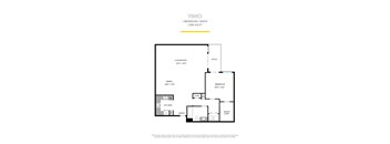Vinci Floor Plan at La Jolla Crossroads Apartments, San Diego