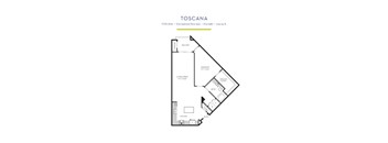 Toscana Floor Plan at Casa Mira View Apartments, San Diego