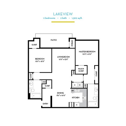 Lakeview Floor Plan at Vintage at Scottsdale, SCOTTSDALE, AZ 85260