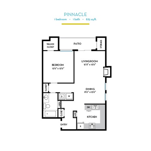 Pinnacle Floor Plan at Vintage at Scottsdale, SCOTTSDALE