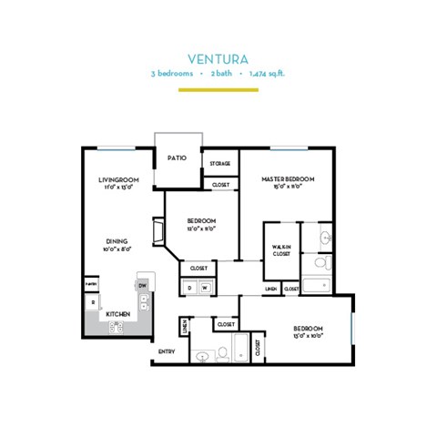 Ventura Floor Plan at Vintage at Scottsdale, SCOTTSDALE, 85260