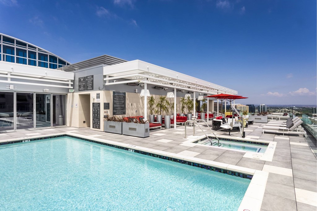 Hot Tub And Pool at LUX by Garden*, San Diego, CA, 92122