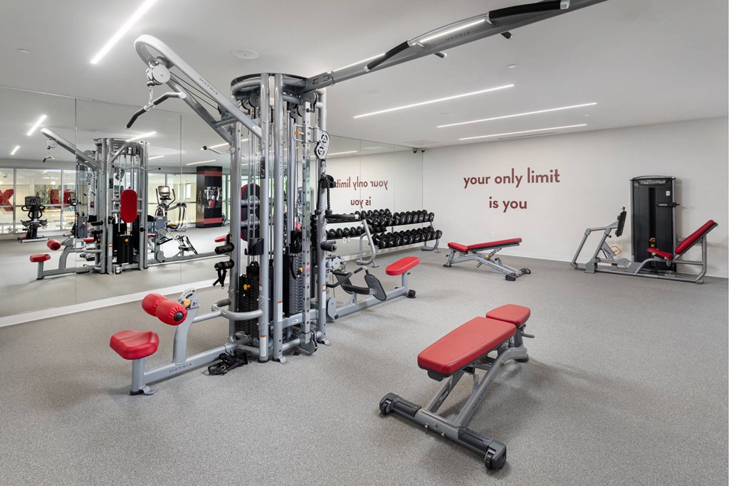 Gym at LUX by Garden*, San Diego, CA, 92122