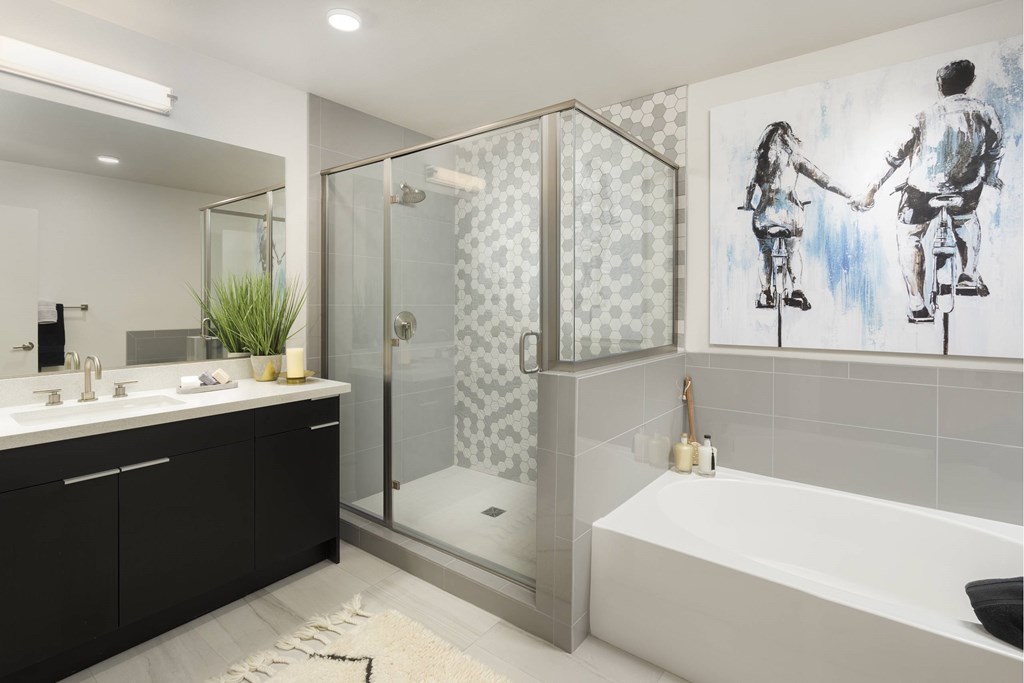 Bathroom With Bathtub at LUX by Garden*, California, 92122