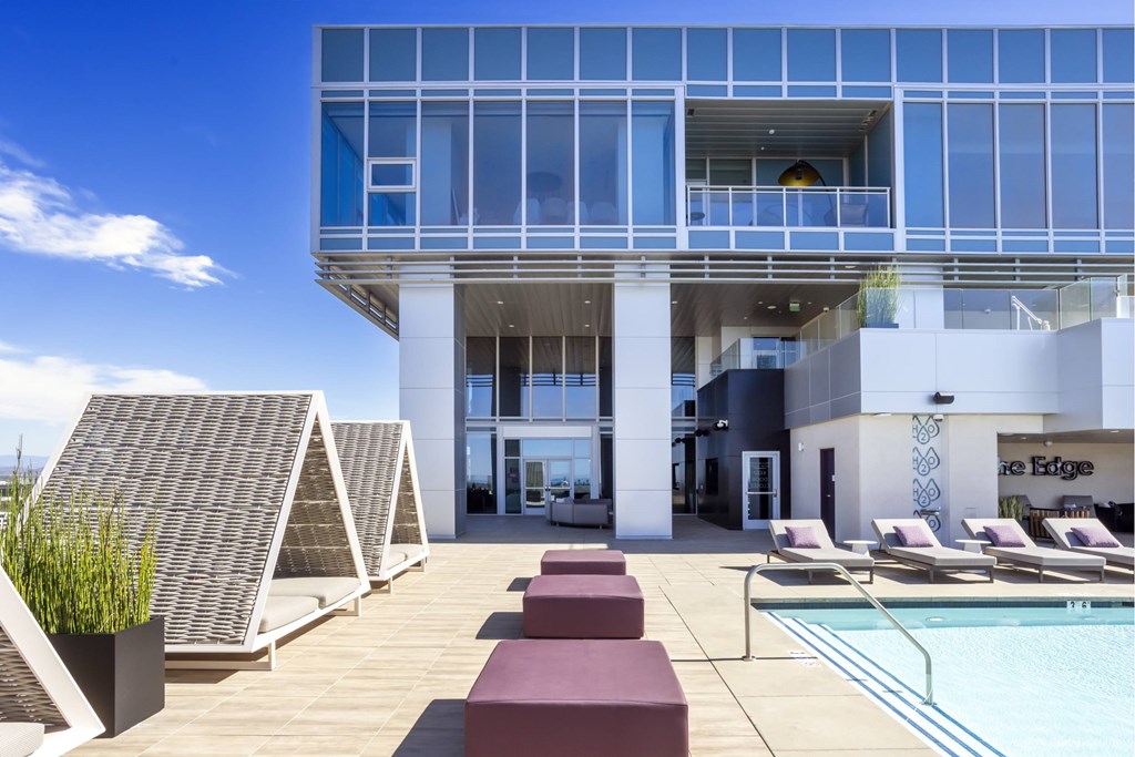 Poolside Lounge Chairs at LUX by Garden*, San Diego, CA