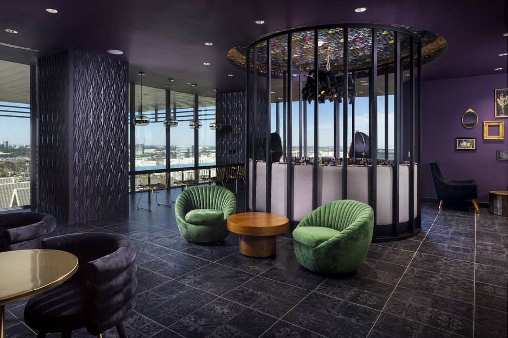 Decorative Lobby Area at LUX by Garden*, California