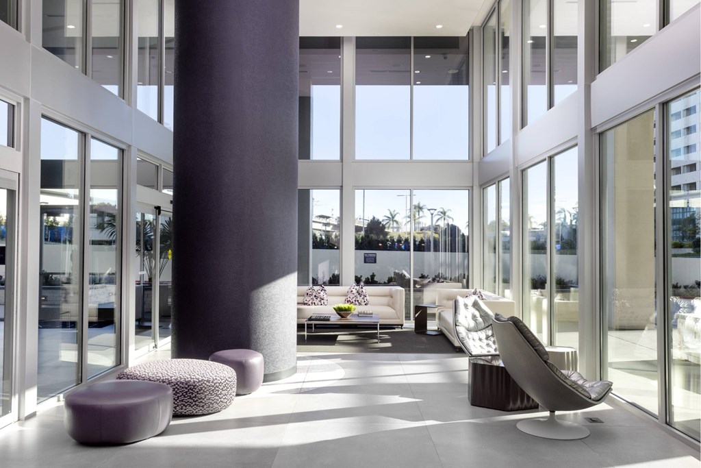 Spacious Lobby at LUX by Garden*, San Diego, California