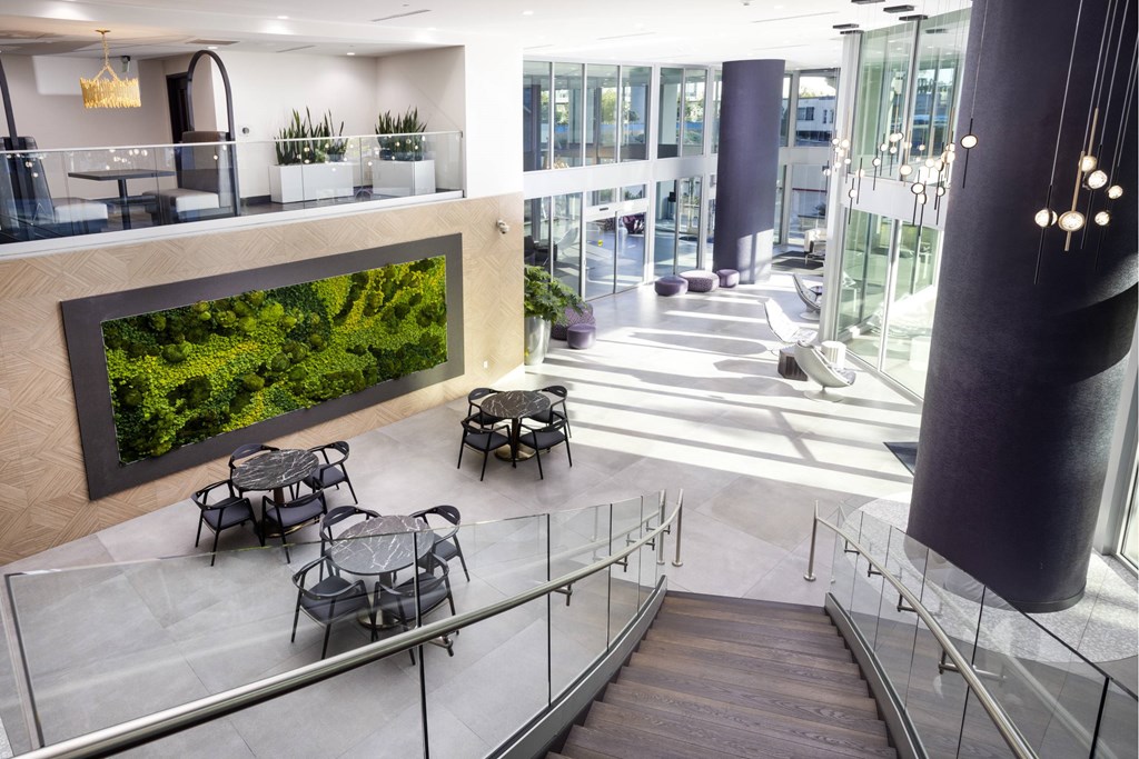Aerial View Of A Lobby at LUX by Garden*, San Diego