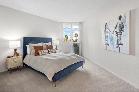 Large Bedroom at Towers at Costa Verde Apartments, San Diego, 92122
