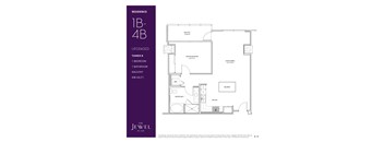 1B-4B_Upgraded Floor Plan at LUX by Garden*, San Diego