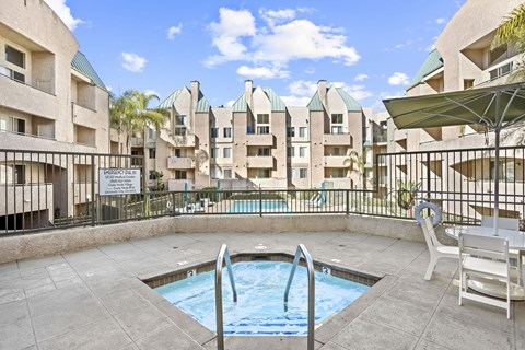 Hot Tub And Pool at Costa Verde Village Apartments, San Diego