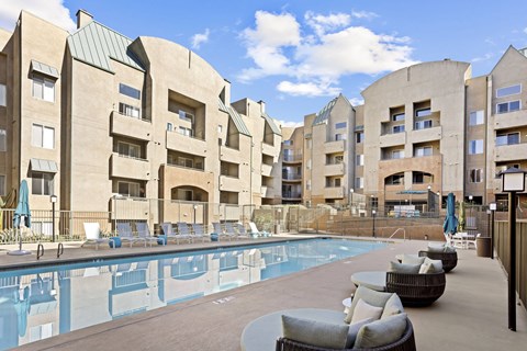 Pool at Costa Verde Village Apartments, San Diego, CA 92122