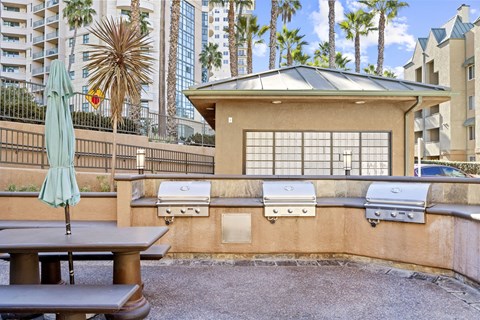 Grill And Patio at Costa Verde Village Apartments, San Diego, CA