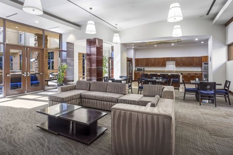 Coffee Bar Lounge at Costa Verde Village Apartments, San Diego California