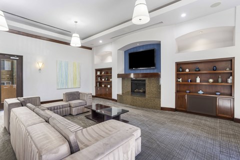 Clubroom With TV at Costa Verde Village Apartments, San Diego California