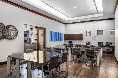 Business Center at Costa Verde Village Apartments, San Diego, 92122