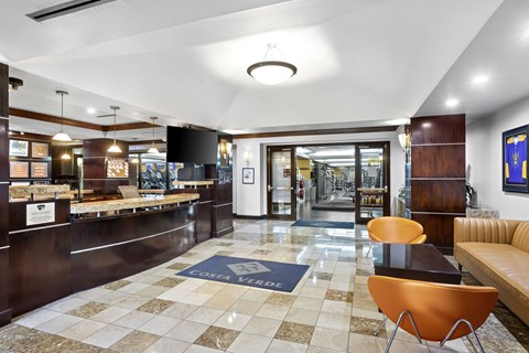 Reception Area at Costa Verde Village Apartments, San Diego, CA