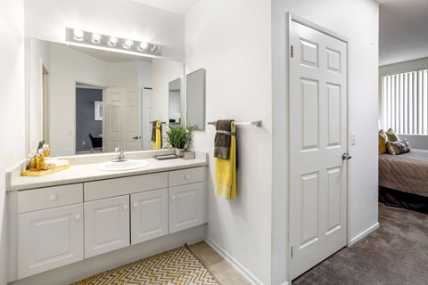 Vanity Lights at Costa Verde Village Apartments, California