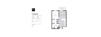the floor plan of unit into residences