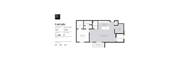 the floor plan of unit into residences