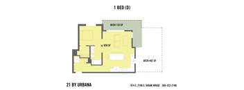 1 BED (1D)