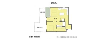 1 BED (1E)
