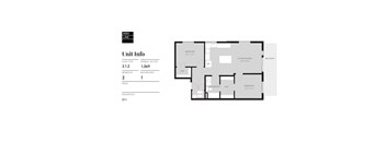 the floor plan of unit into residences