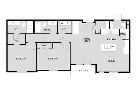 a floor plan of a house