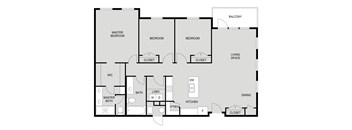 a floor plan of a house