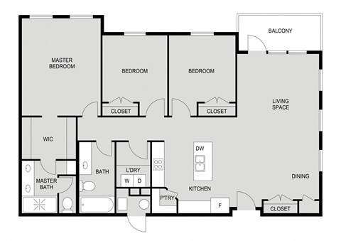 a floor plan of a house