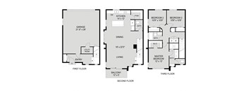a floor plan of a house