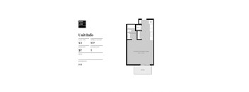 a floor plan of a house with a loft