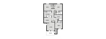 3 Bed Floor Plan