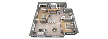 Aberdeen - 3D - Vivere Floor Plan