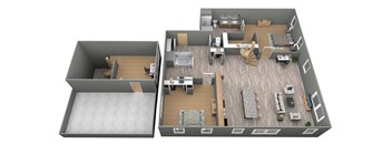 Aspen - 3D - Vivere Floor Plan