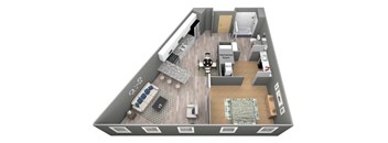 Brentwood - 3D - Vivere Floor Plan