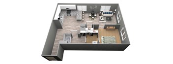 Cottonwood - 3D - Vivere Floor Plan