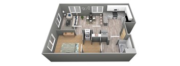 Crabapple - 3D - Vivere Floor Plan
