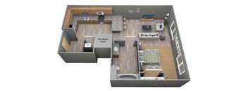 Elmhurst - 3D - Vivere Floor Plan