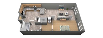 Giles - 3D - Vivere Floor Plan