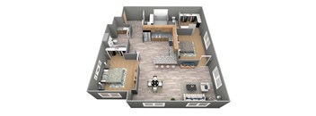 Monterrey - 3D - Vivere Floor Plan