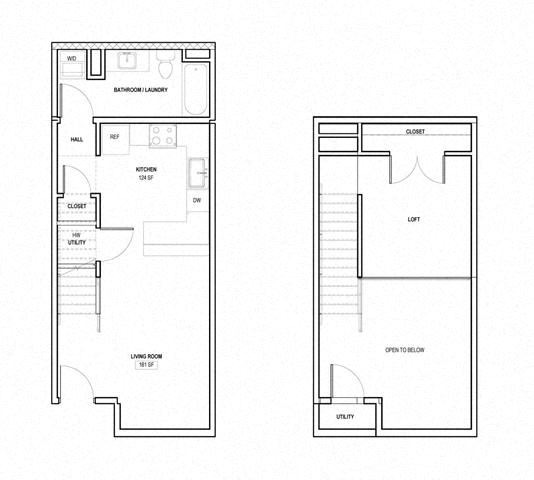One Bedroom Loft