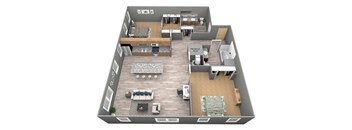 Olive - 3D - Vivere Floor Plan