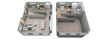 Orchard - 3D Floor Plan - The Flats