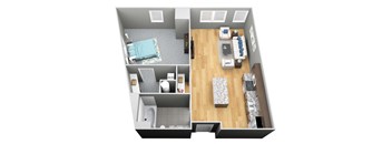 The Farnam 3D Floor Plans - The Corvina