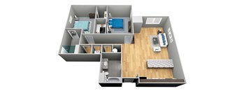 The Union 3D Floor Plan - The Corvina