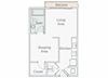 Element 29 A01 Studio Floor plan