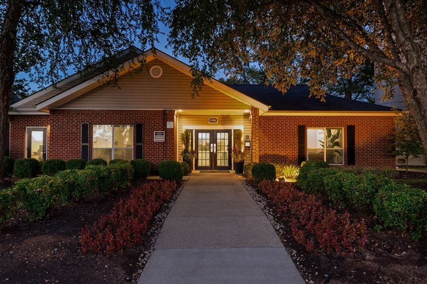 East Chase Apartments exterior photo of clubhouse entrace