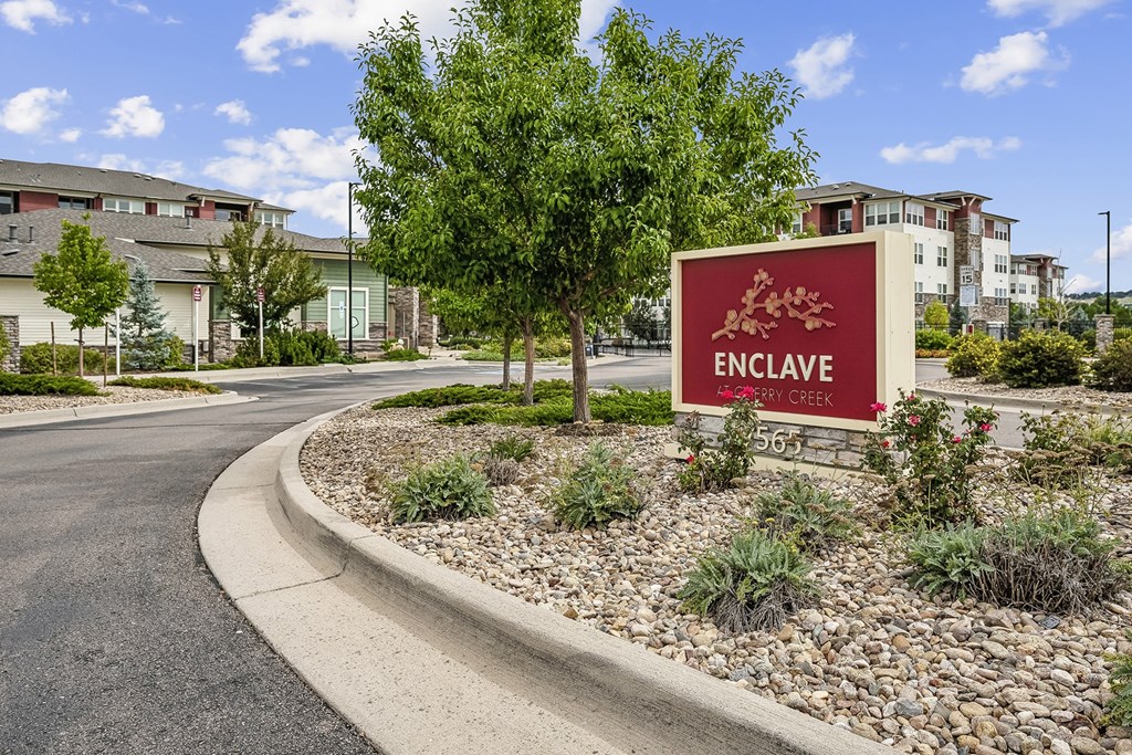 Enclave at Cherry Creek main entryway